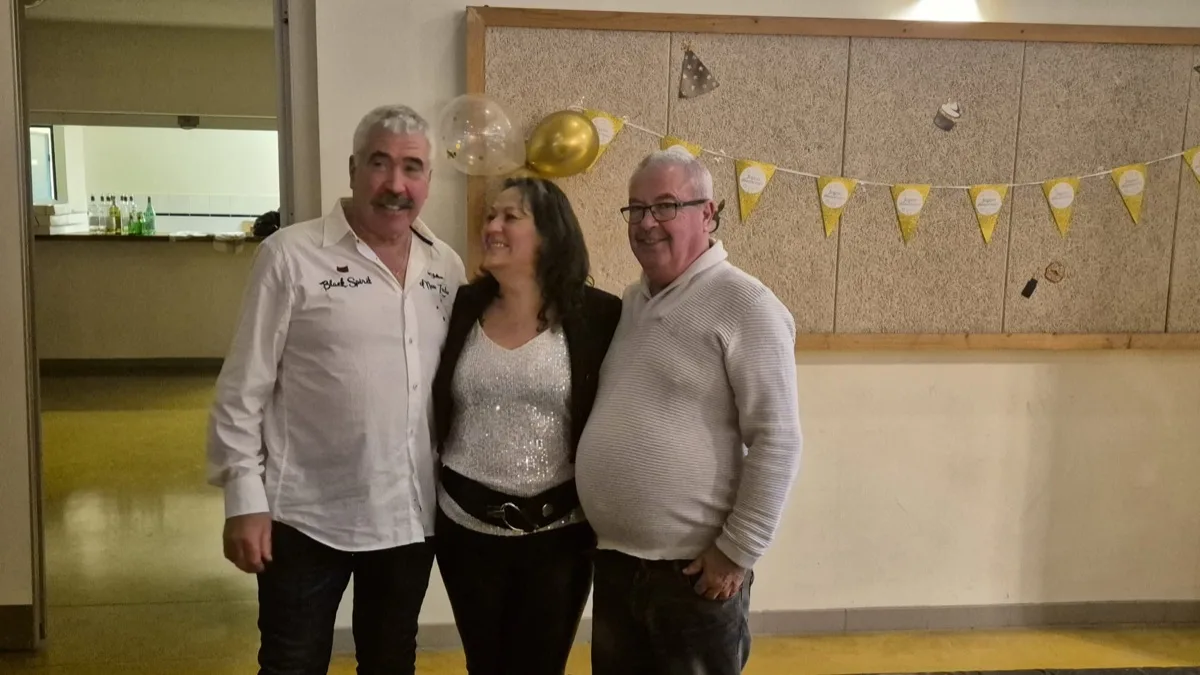 Pierre, Florence et Philippe, les trois enfants de Dédou et Madou